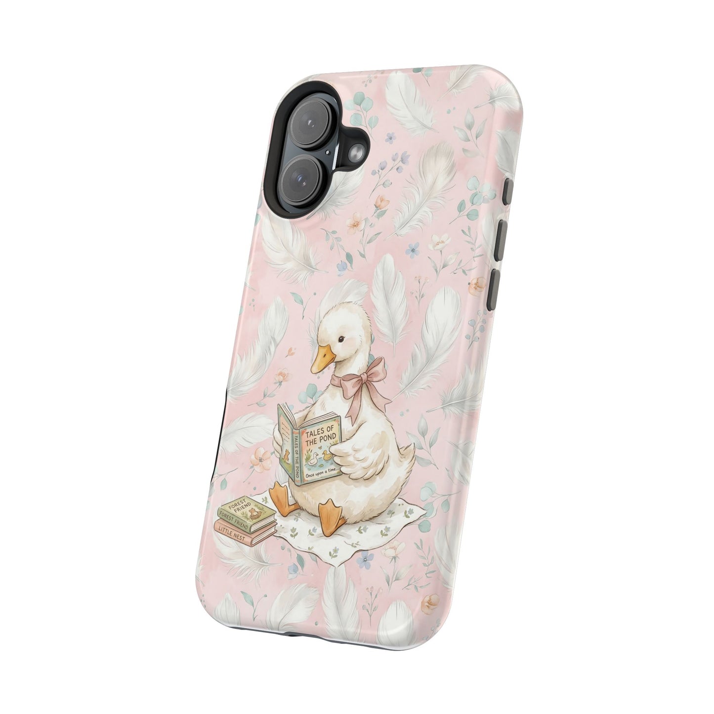 Coquette Goose Phone Case – Girly Goose Bow Aesthetic Case for iPhone & Samsung Galaxy