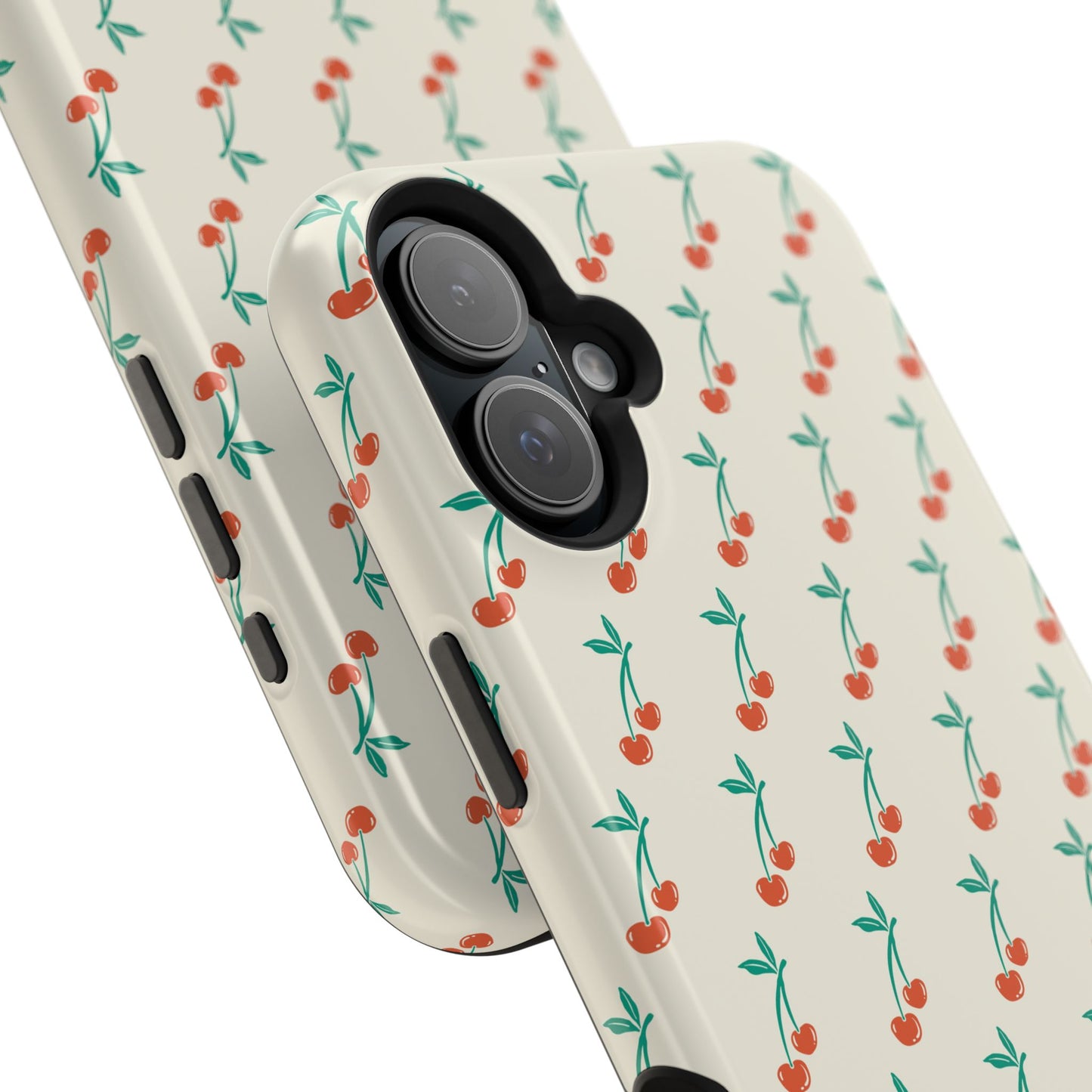 Coquette Cherry Phone Case – Cute Red Fruit Aesthetic Case for iPhone & Samsung Galaxy