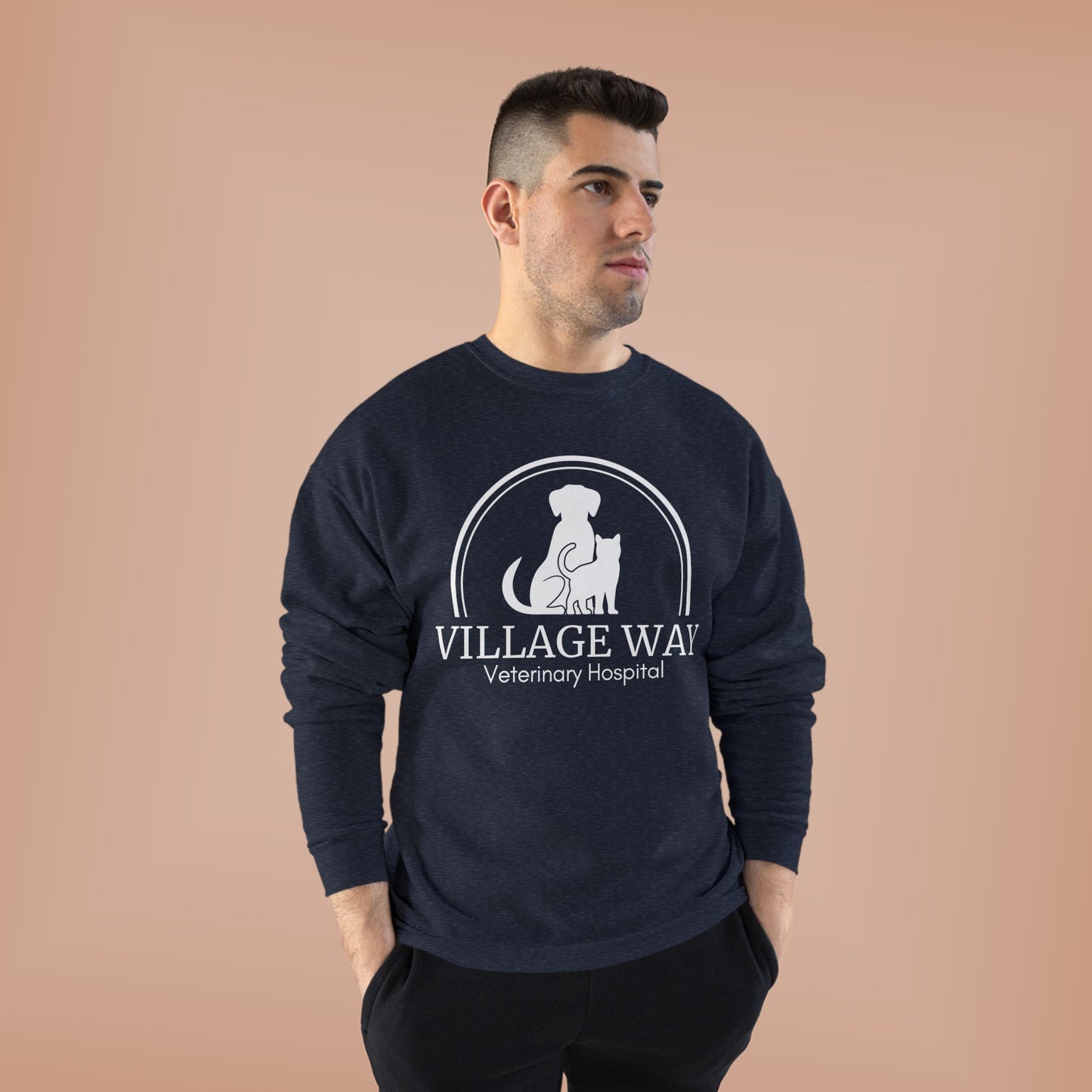 Village Way Veterinary Hospital Crewneck Sweatshirt