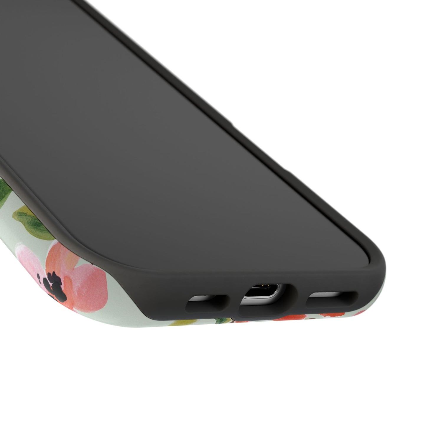 Coquette Floral Phone Case – Red & Pink Flower Aesthetic Case for iPhone & Samsung Galaxy