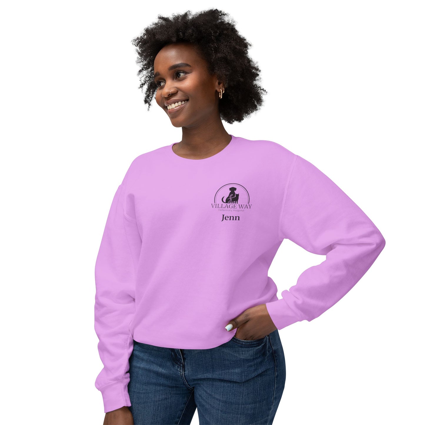 Village Way Sweatshirt Miles with Name