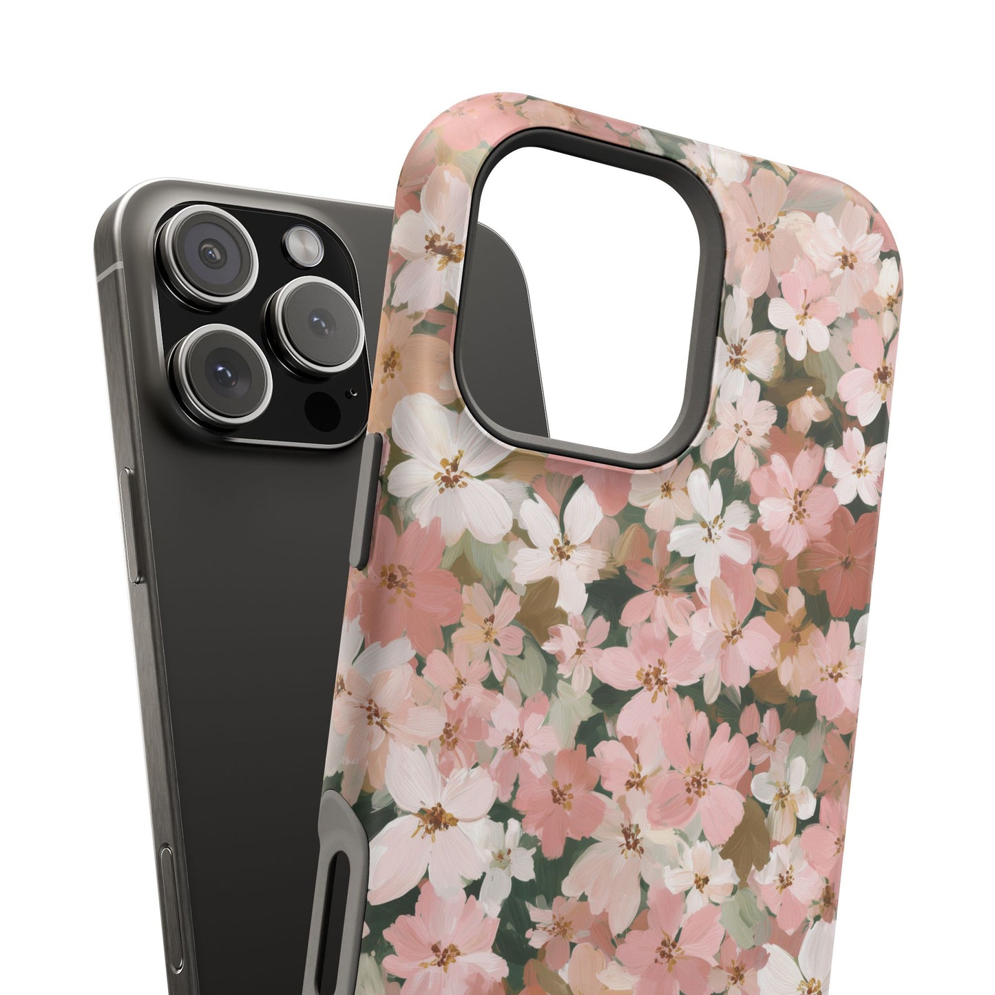 Coquette Floral Phone Case – Pink Flower Aesthetic Case for iPhone & Samsung Galaxy