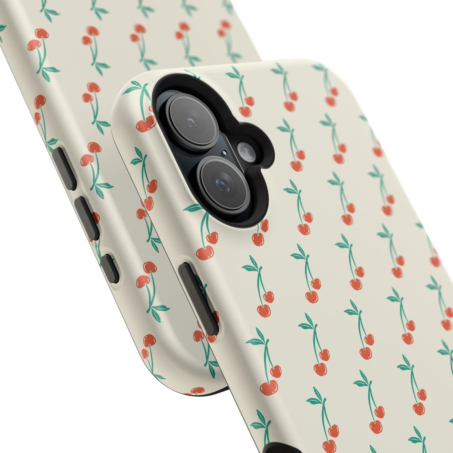 Coquette Cherry Phone Case – Cute Red Fruit Aesthetic Case for iPhone & Samsung Galaxy