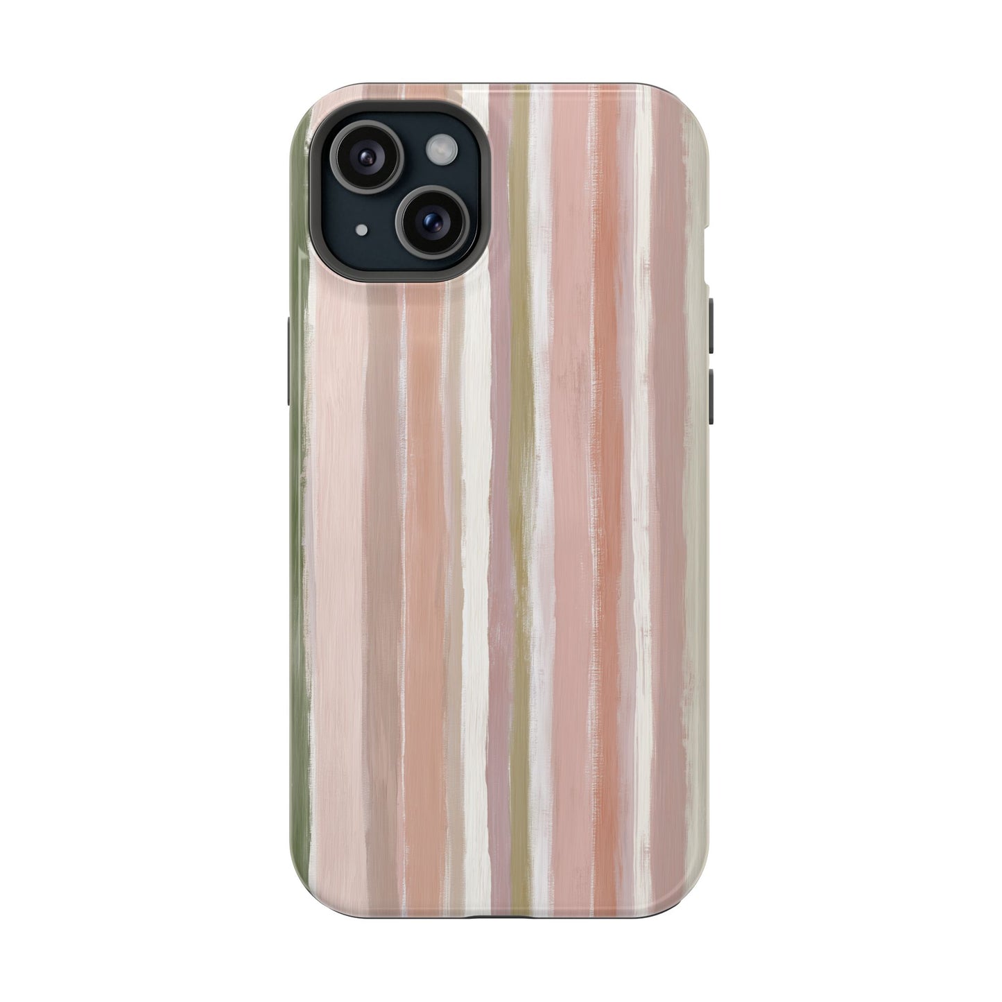 Coquette Pink Stripe Phone Case – Cute Aesthetic Striped Case for iPhone & Samsung Galaxy
