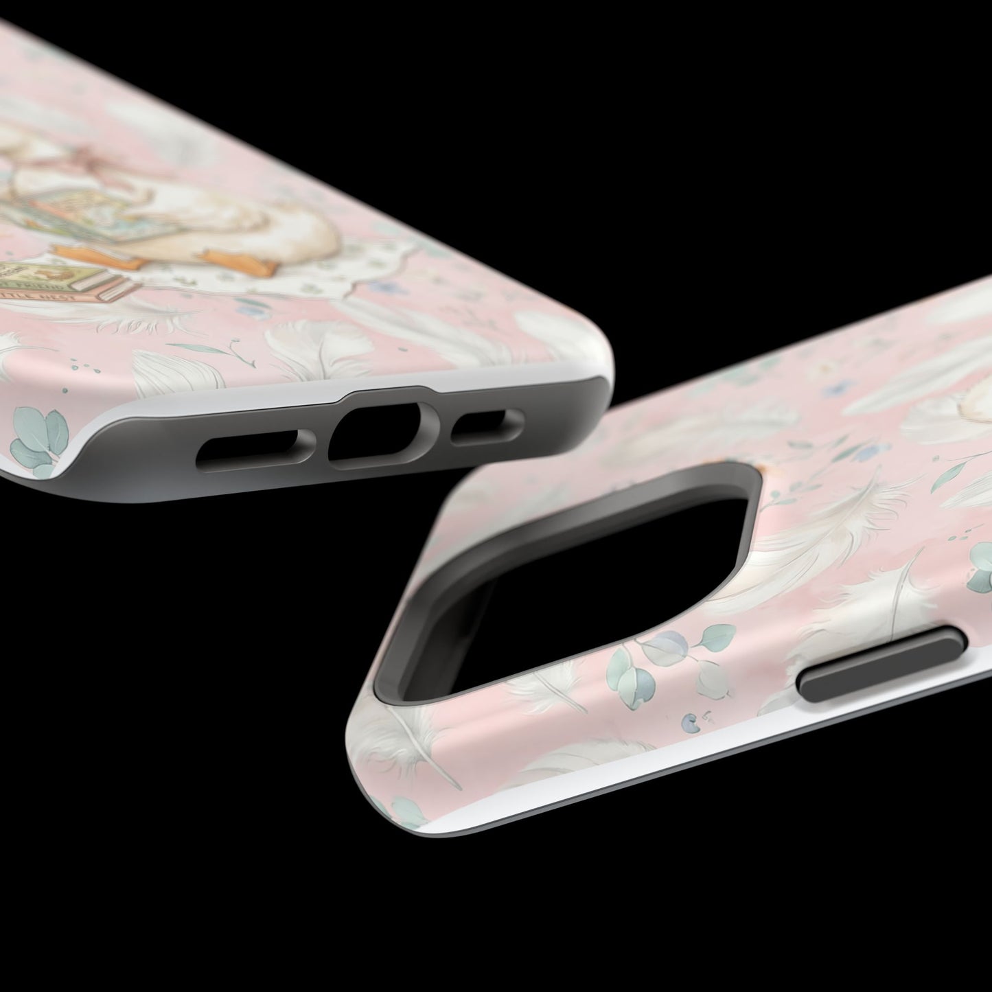 Coquette Goose Phone Case – Girly Goose Bow Aesthetic Case for iPhone & Samsung Galaxy