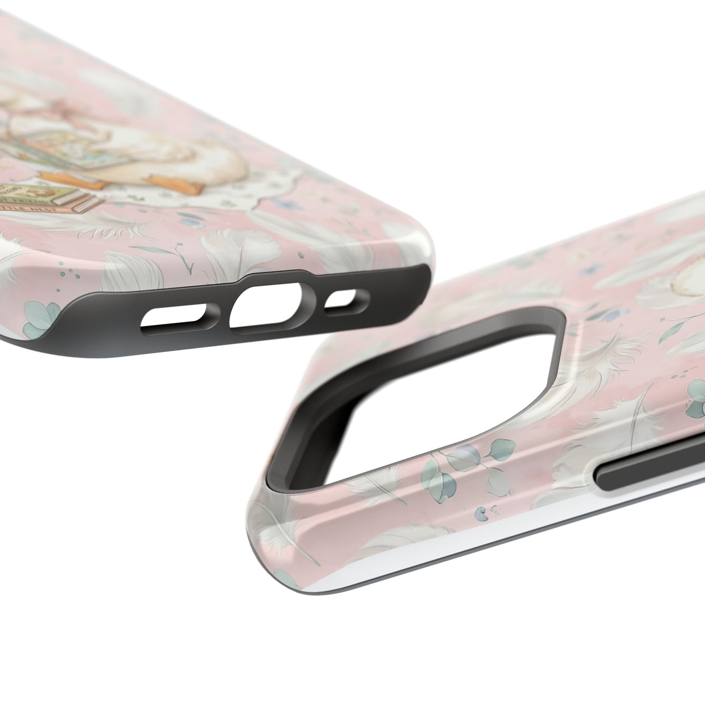 Coquette Goose Phone Case – Girly Goose Bow Aesthetic Case for iPhone & Samsung Galaxy
