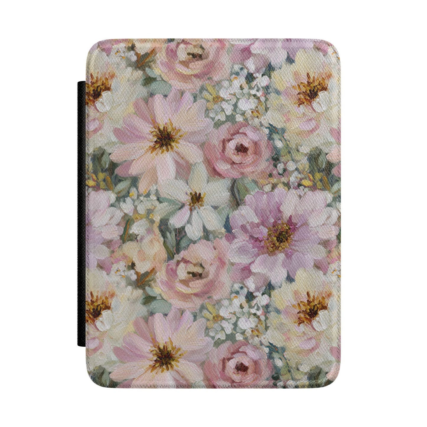Cottagecore Floral Kindle Case – Oil Painting Flower Aesthetic E-Reader Cover for Book Lovers