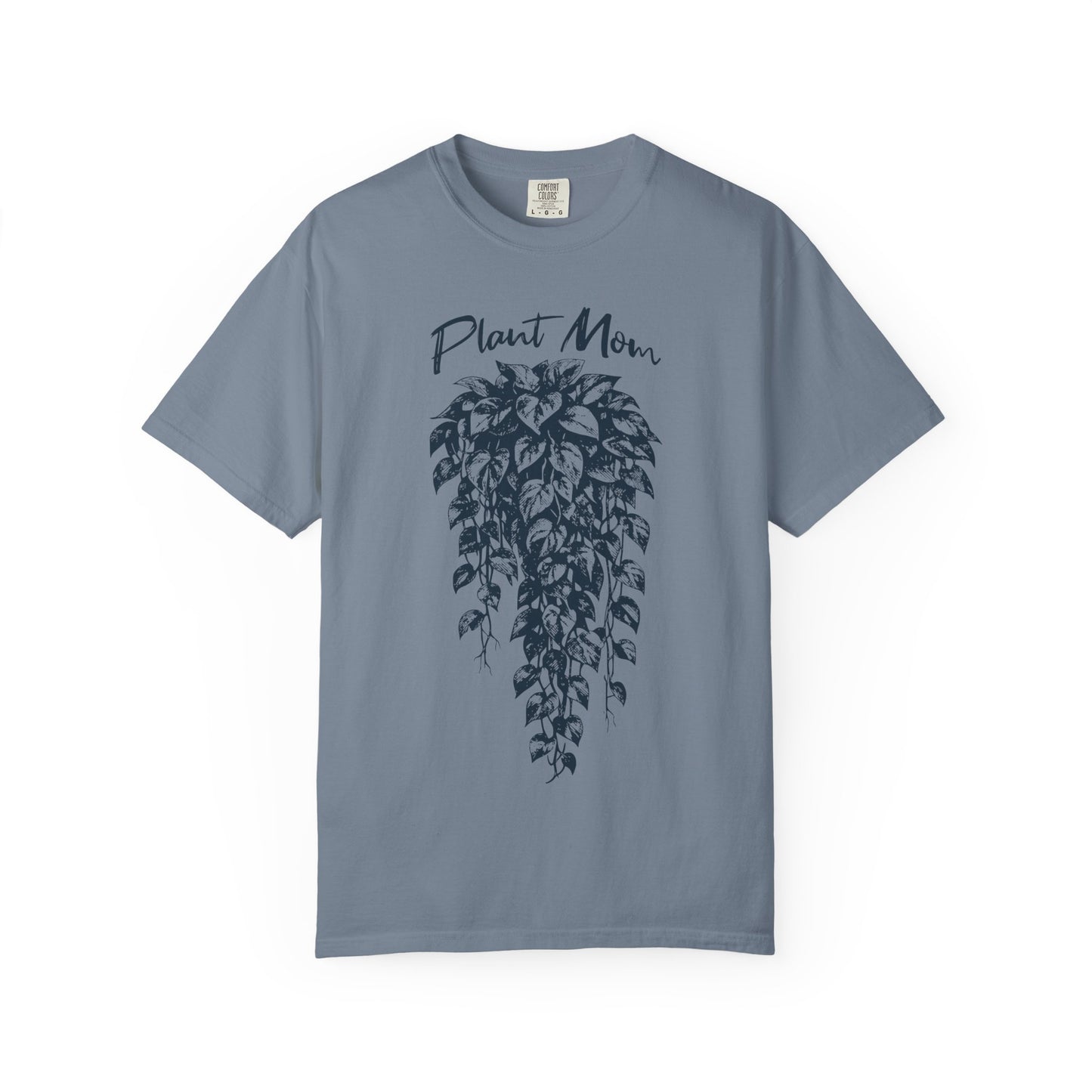 Cottagecore Plant Mom T-Shirt – Pothos Plant Graphic Tee on Comfort Colors for Plant Lovers