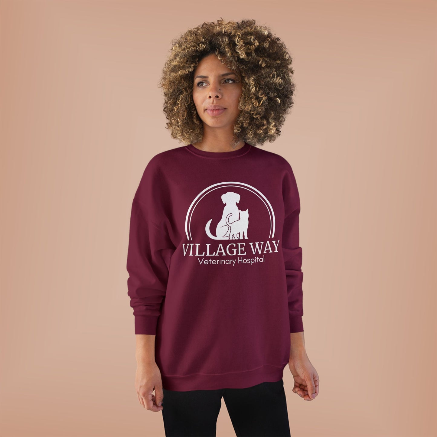 Village Way Veterinary Hospital Crewneck Sweatshirt