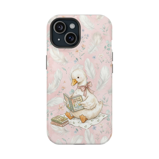 Coquette Goose Phone Case – Girly Goose Bow Aesthetic Case for iPhone & Samsung Galaxy