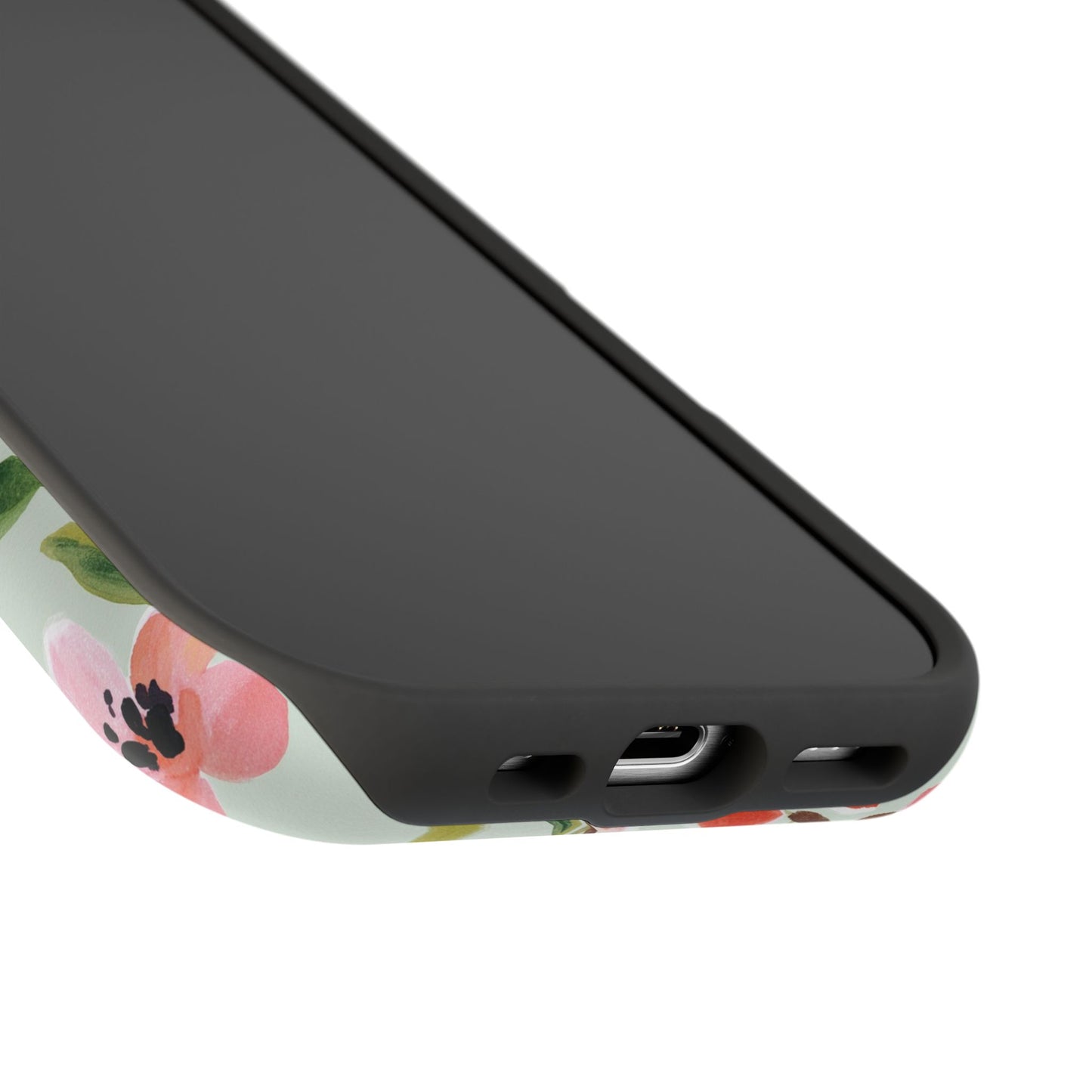 Coquette Floral Phone Case – Red & Pink Flower Aesthetic Case for iPhone & Samsung Galaxy