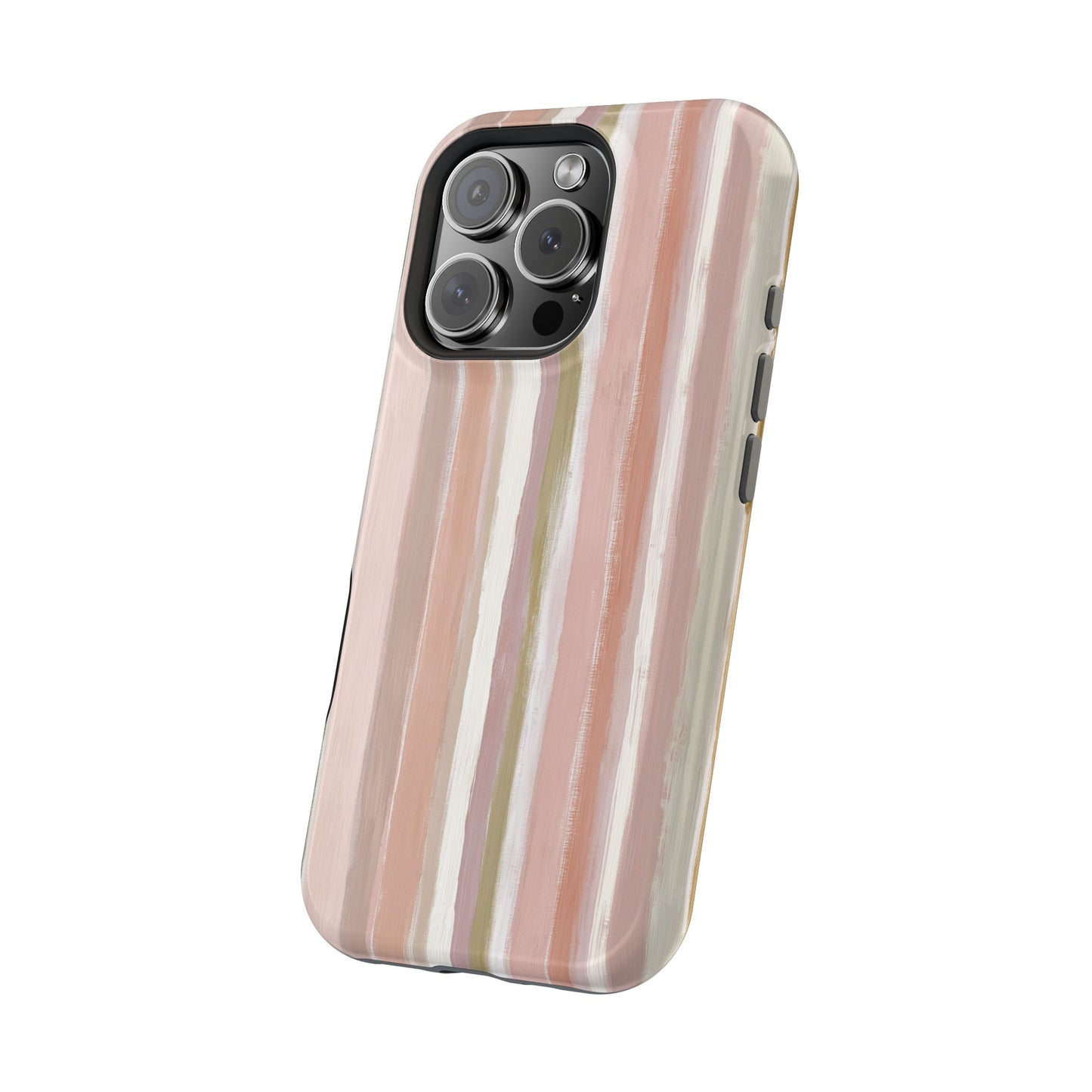 Coquette Pink Stripe Phone Case – Cute Aesthetic Striped Case for iPhone & Samsung Galaxy