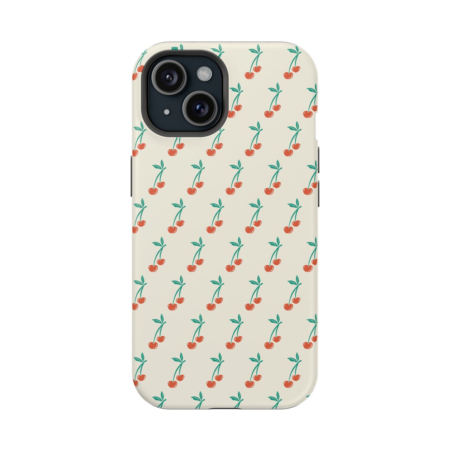 Coquette Cherry Phone Case – Cute Red Fruit Aesthetic Case for iPhone & Samsung Galaxy