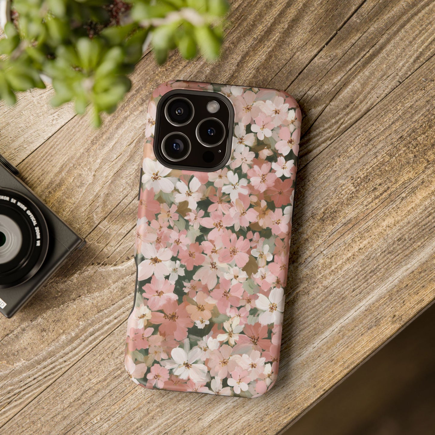 Coquette Floral Phone Case – Pink Flower Aesthetic Case for iPhone & Samsung Galaxy