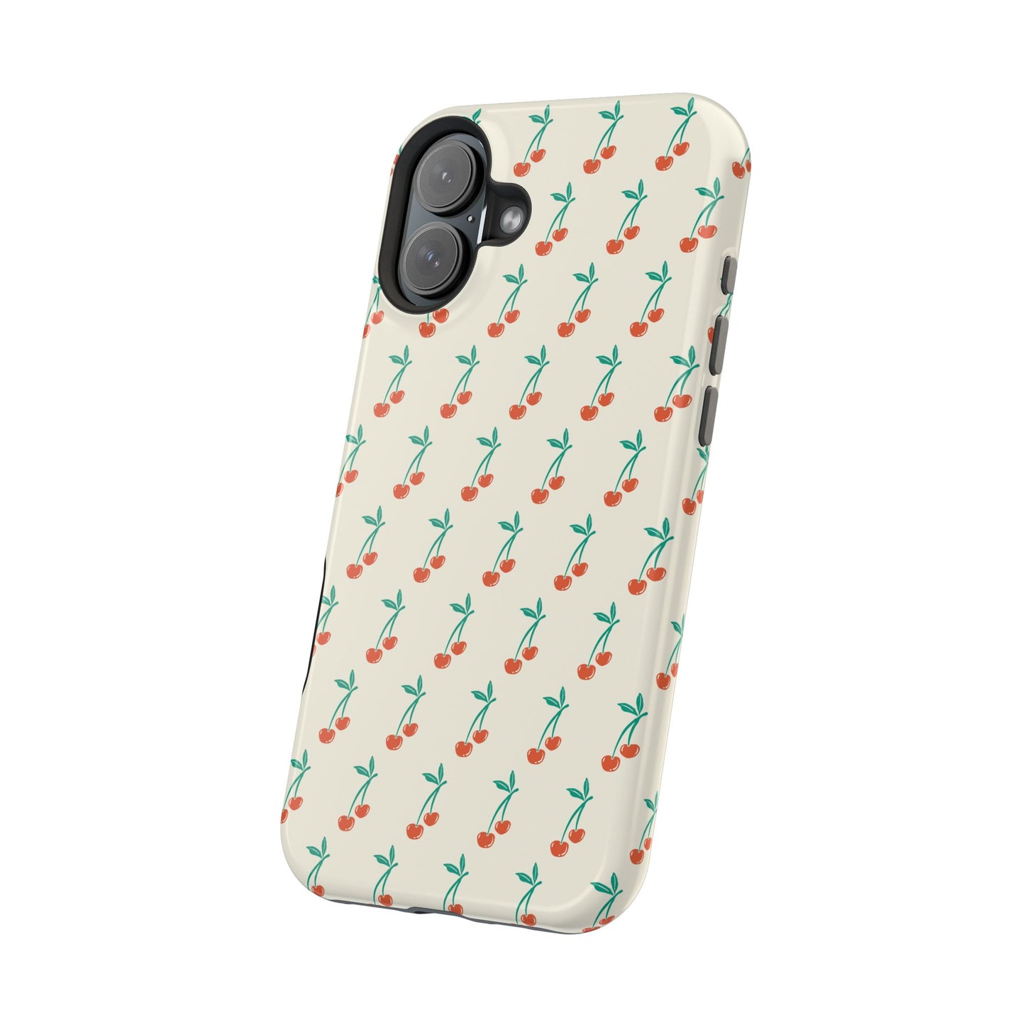 Coquette Cherry Phone Case – Cute Red Fruit Aesthetic Case for iPhone & Samsung Galaxy