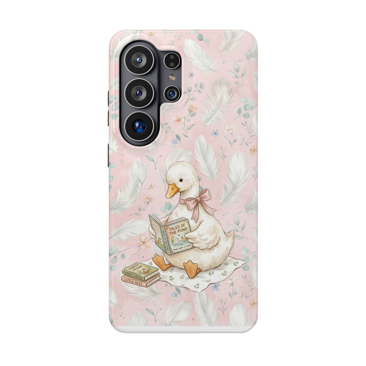 Coquette Goose Phone Case – Girly Goose Bow Aesthetic Case for iPhone & Samsung Galaxy